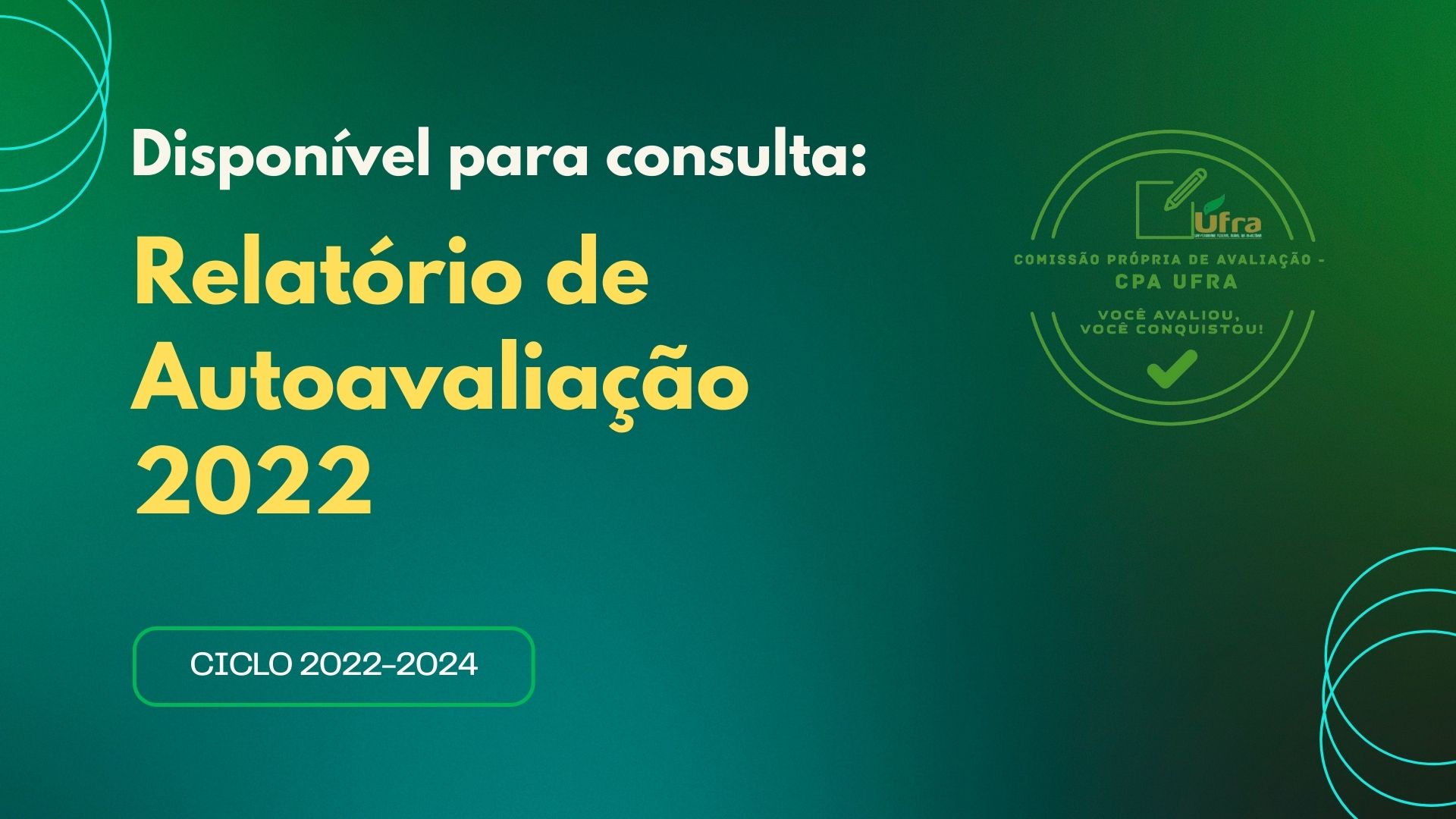 Relatórios de Autoavaliação 2022